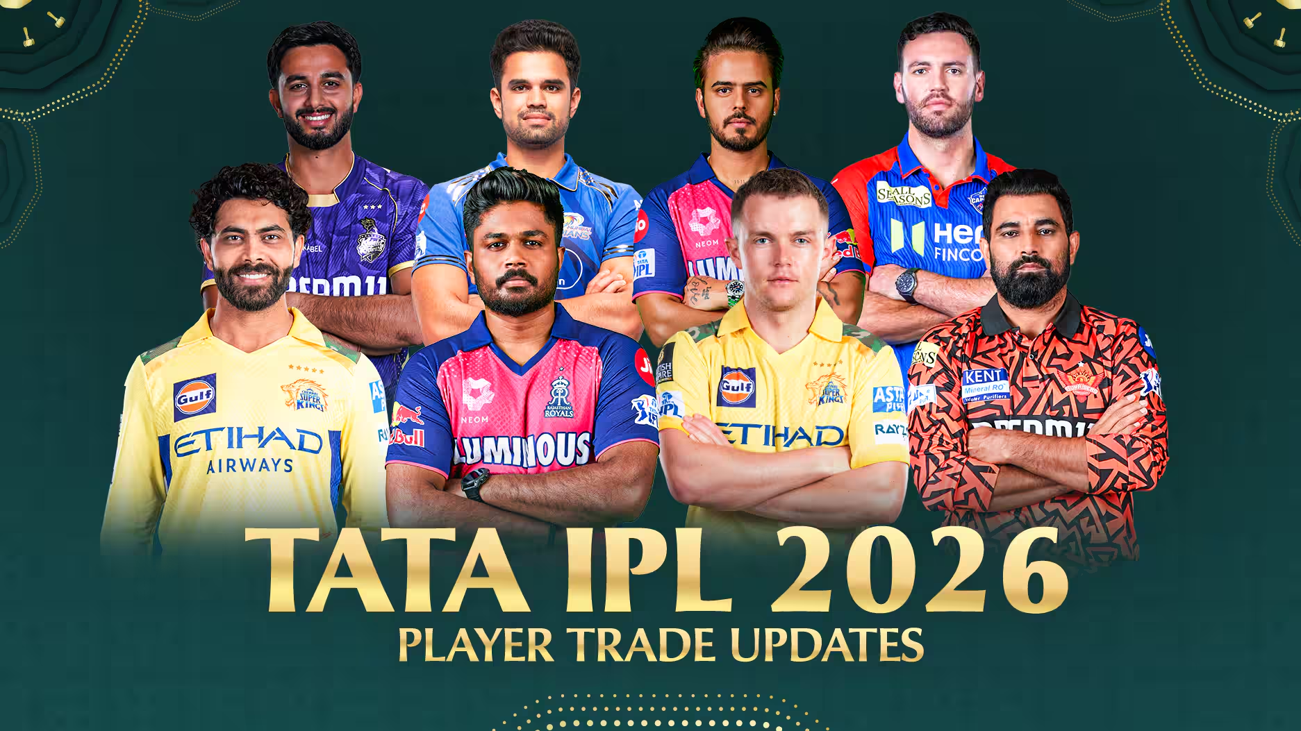 IPL 2026 all teams and captains - Reddy999